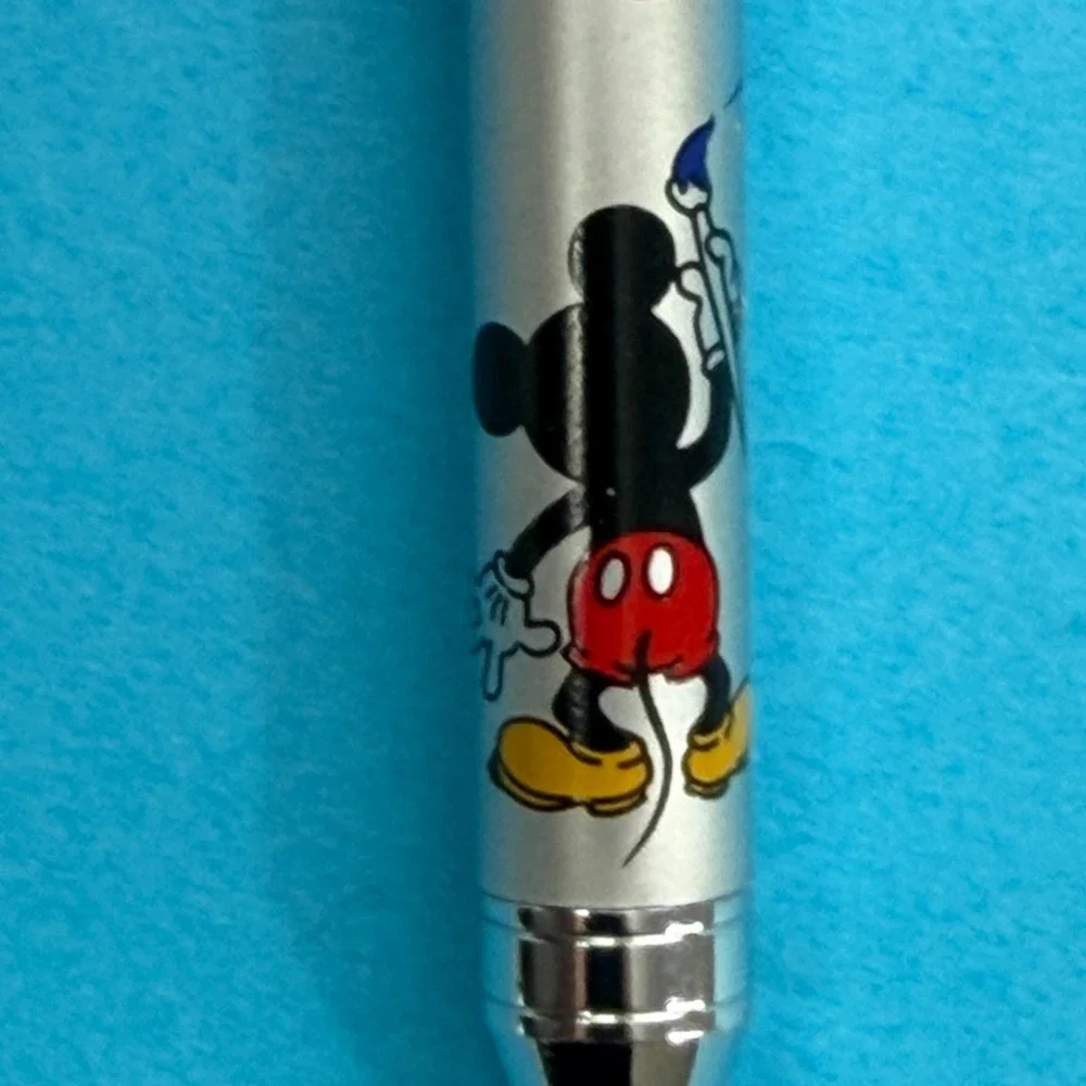 Disney Store 3-in-1 Multi-Function Pen Mechanical Pencil Mickey Mouse Silver VTG
